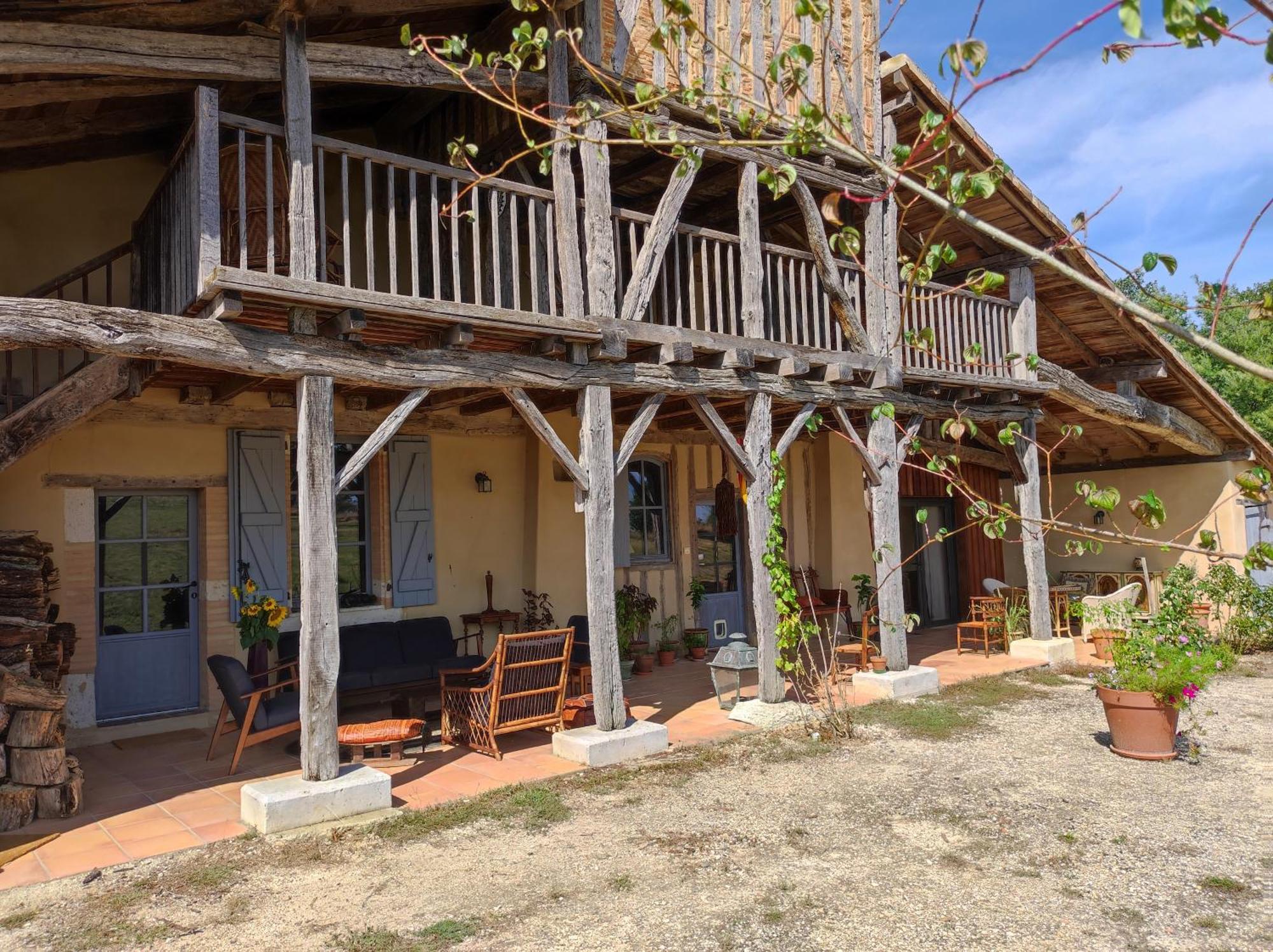 Ferme Ahoco Chambre D'Hotes Residence D'Artistes Lavit エクステリア 写真